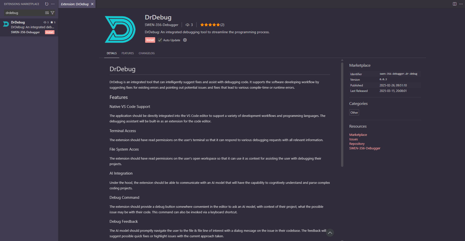 Doctor Debug Marketplace