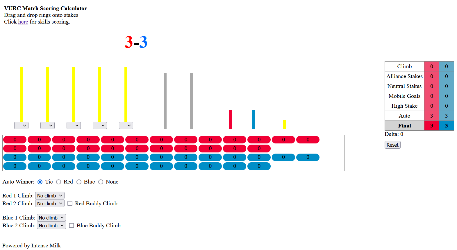 VEX Scoring Calculator project image